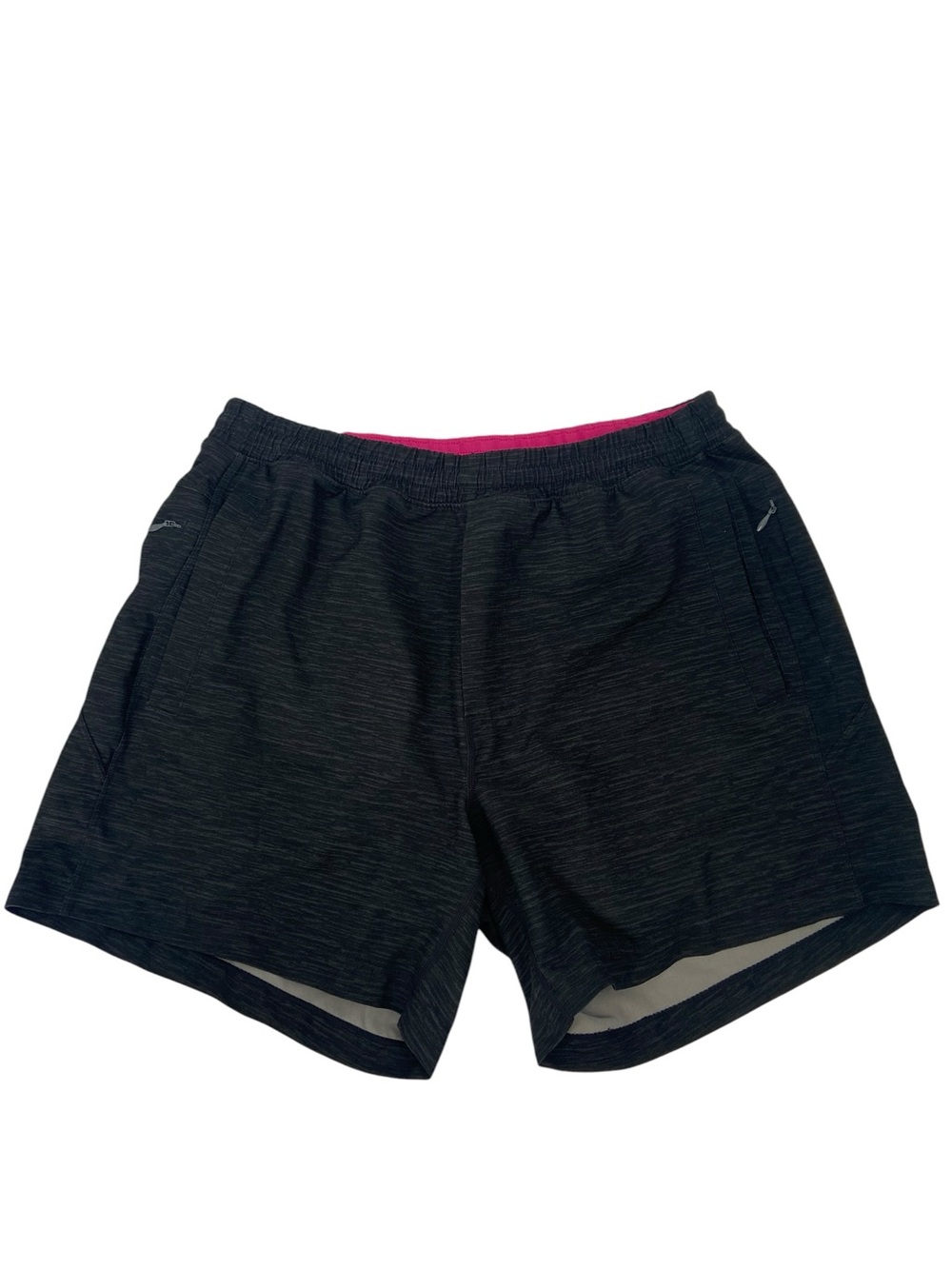 Birddogs Shorts Lined Boomstick Running Athletic Black Pink Mens Large